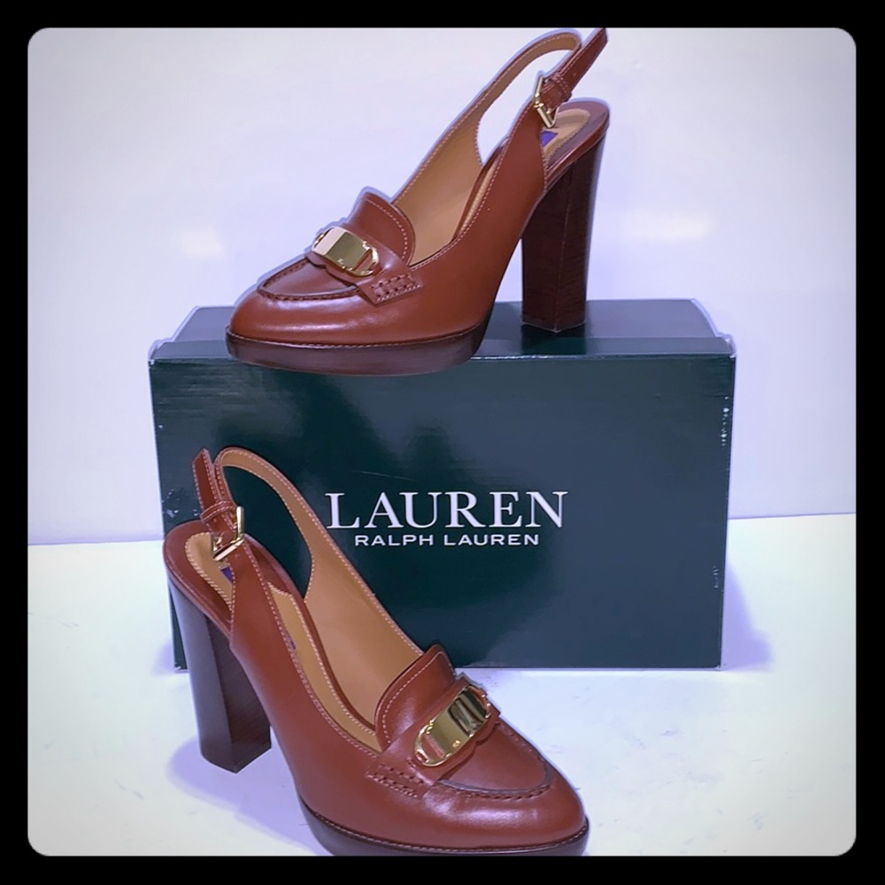Ralph Lauren Womens Shoes Brown 39 B